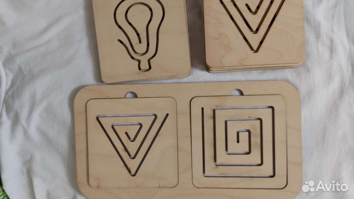 Тренажёр/линейка для рисования двумя руками