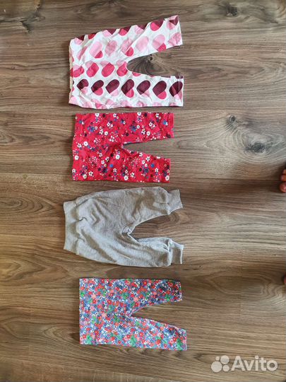 Детская одежда для девочек 74 80 пакетом