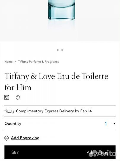 Tiffany & Love For Him
