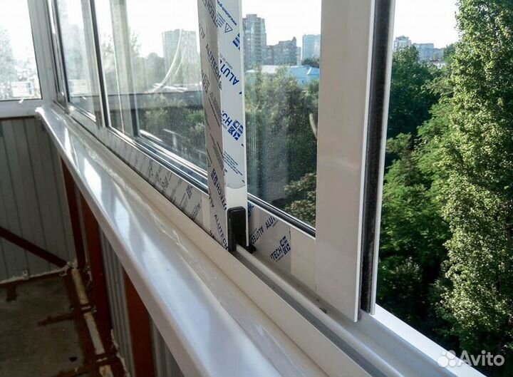 Алюминиевые окна рамы-купе