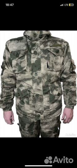 Камуфляжный костюм зимний горка 8