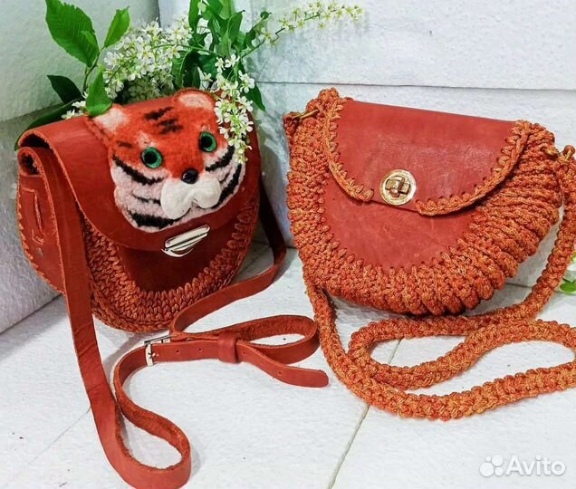 Сумка женская вязаная