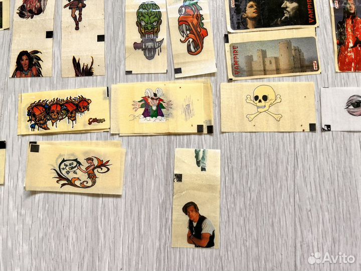 Наклейки-переводки из 90-х