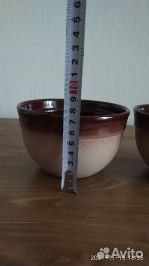 Керамические горшочки 2 шт