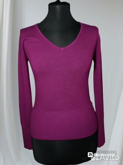 Пуловер кашемир, шерсть, шёлк