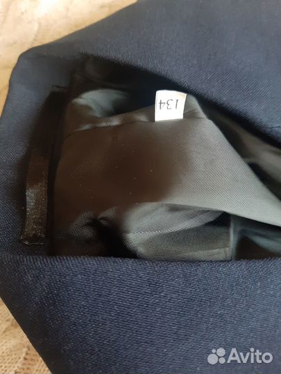 Пиджак школьный для девочки 134 см