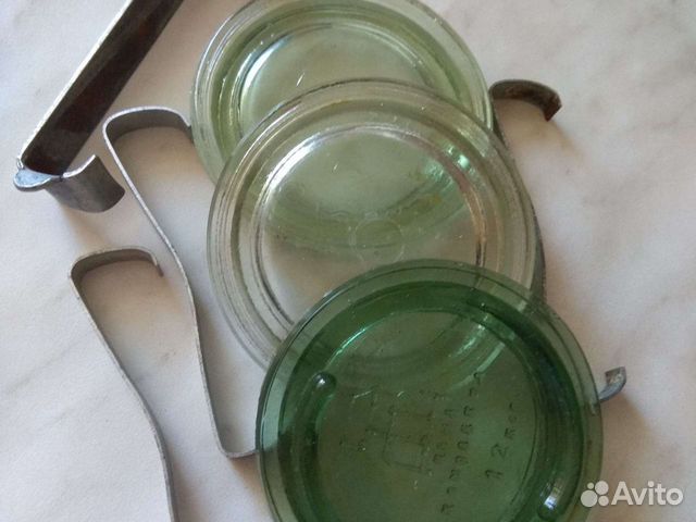 Крышки стеклянные для банок СССР да