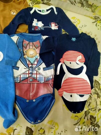 Вещи на мальчика 0-6 мес