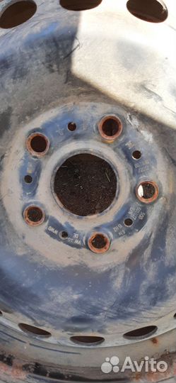 Оригинальные штампованные диски на skoda octavia