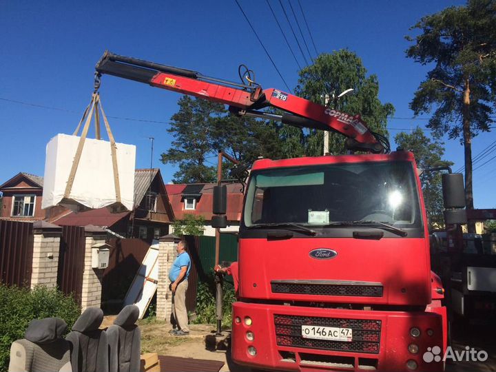 Манипулятор в аренду в спб 10 тонн Ford Cargo