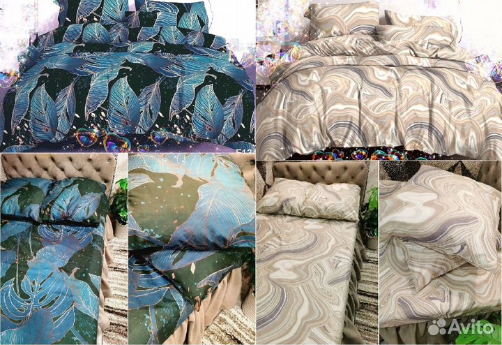 Белье постельное, простынь на резинке