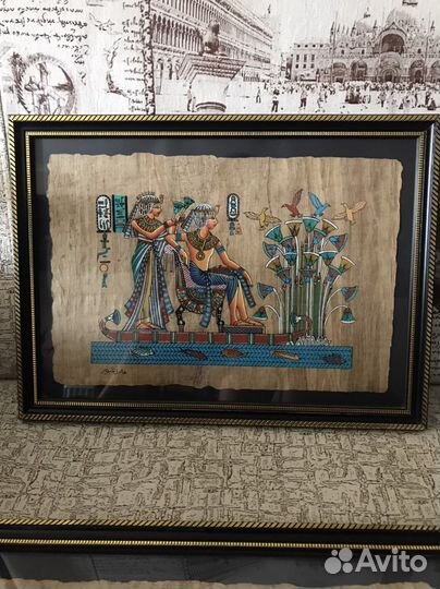 Картина из египта на папирусе