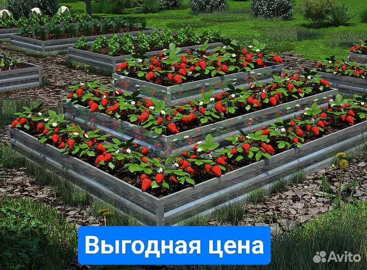 Грядки оцинкованные и с полимерным покрытием