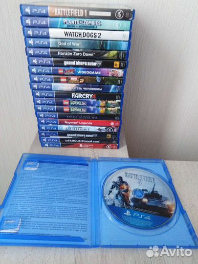 Диски на ps4 с играми battlefield