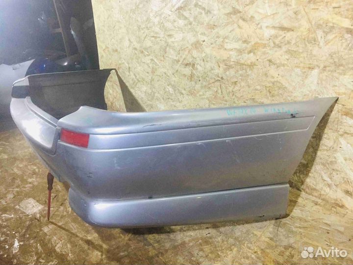 Бампер задний nissan Wingroad Y10 Серебродефекты