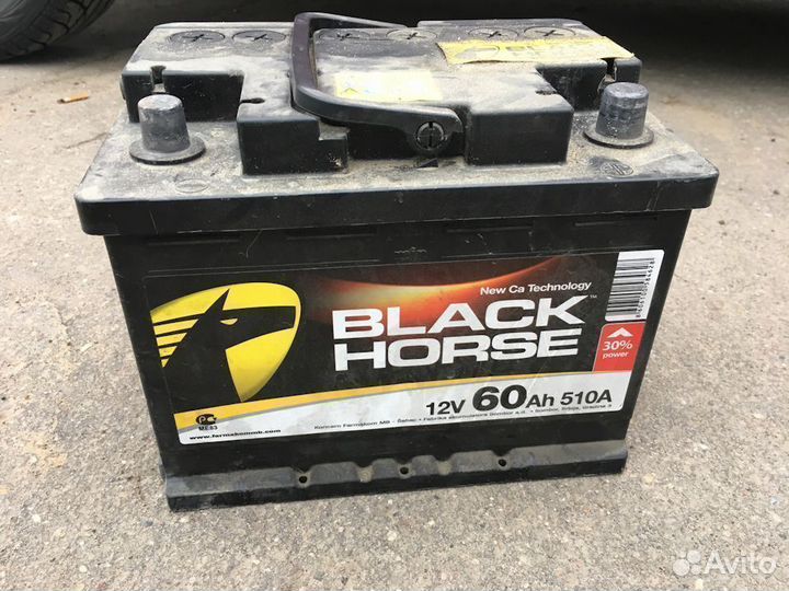 Аккумулятор Б/У Black Horse 60 Ач