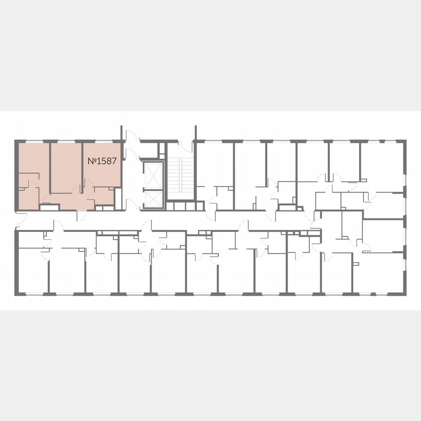 2-к. апартаменты, 62,7 м², 9/14 эт.