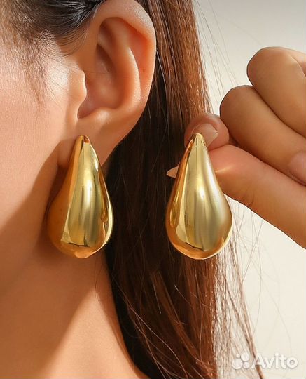 Серьги капли
