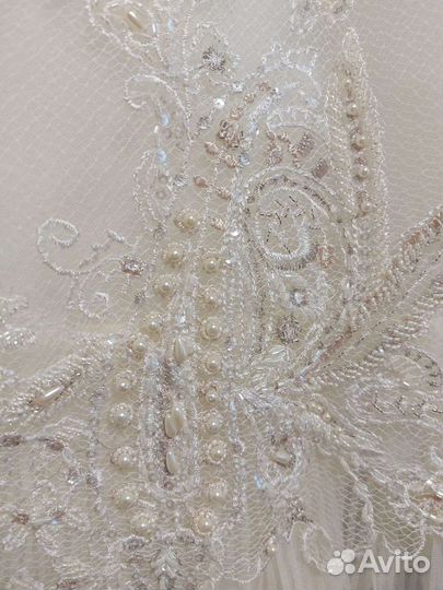 Свадебное платье 42 44 новое