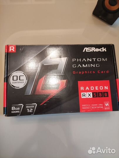 Видеокарта rx580 8gb