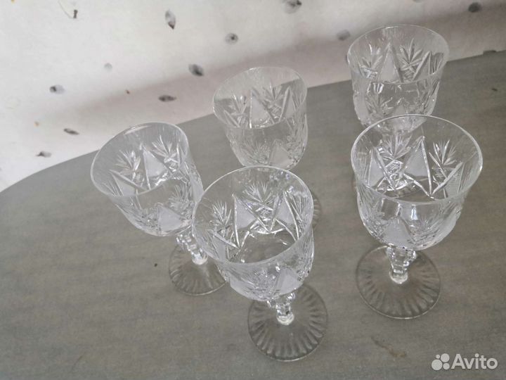 Хрустальные бокалы СССР