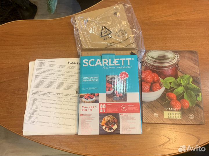 Весы настольные Новые scarlett взвеш прод