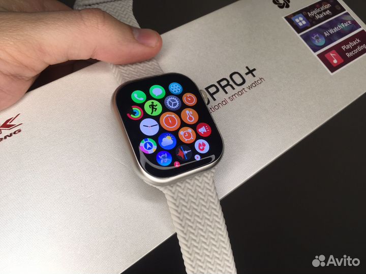 Смарт часы apple watch / 2 ремешка