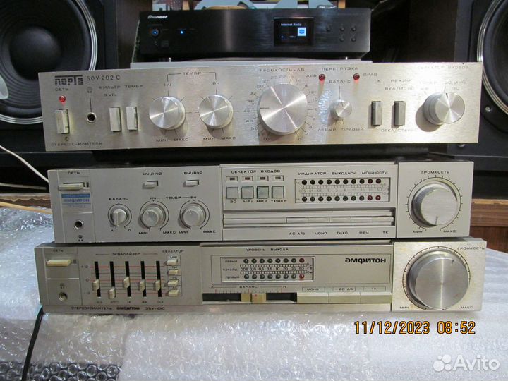 Усилители Амфитон 35У-002 Амфитон 75 У-101 Лорта