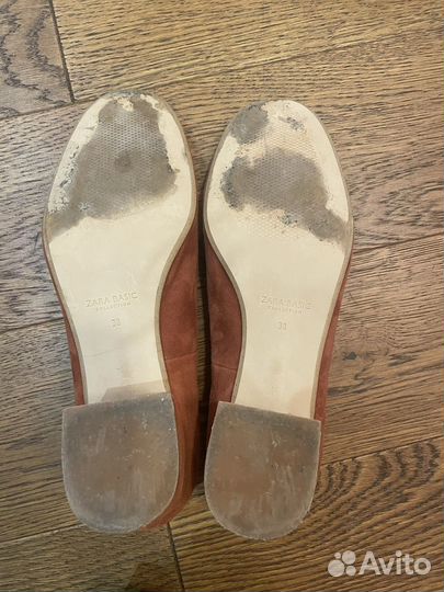 Ботильоны и туфли натуральная замша