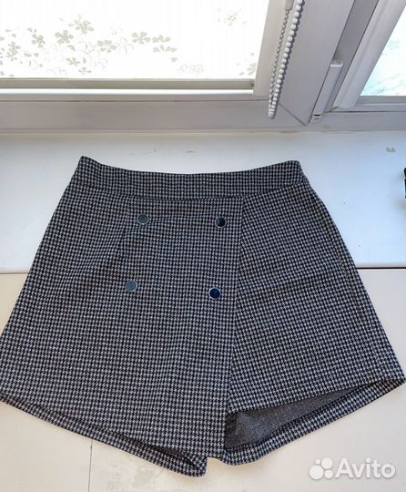 Серая юбка-шорты xs-s