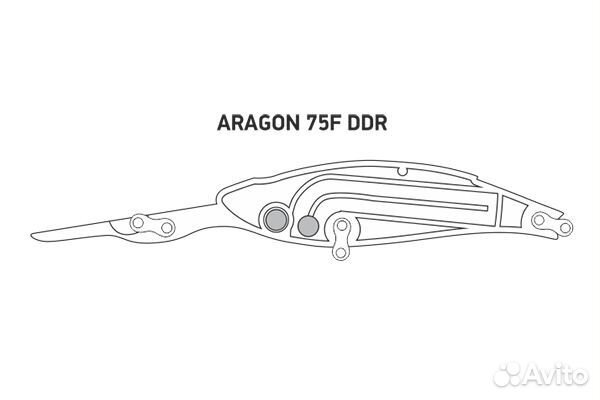 Воблер LureMax aragon 75F DDR-078 11г