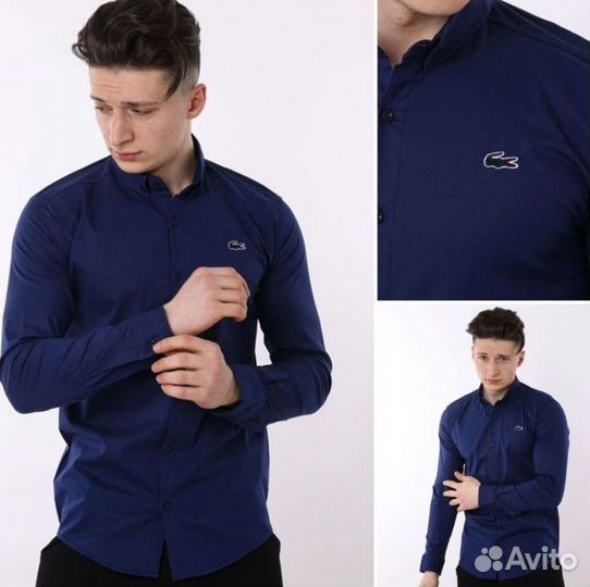 Стильная рубашка Lacoste art 1410 опт сам