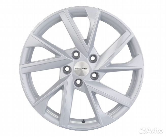 Khomen Wheels KHW1714 7x17 5x110 ET45 DIA67.1 full silver