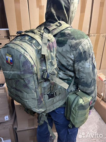 Рюкзак мох 50л (патч в подарок)