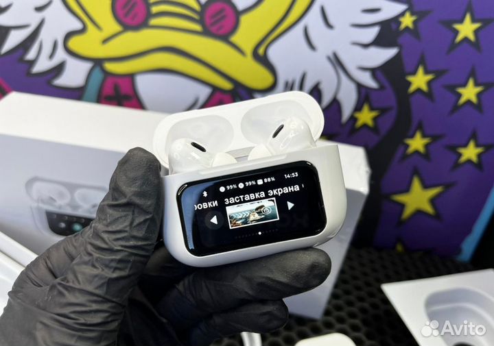 Airpods pro 2 с сенсорным экраном