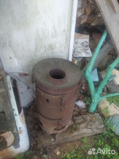 Печь буржуйка чугунная