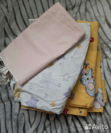 Постельное белье в детскую кроватку