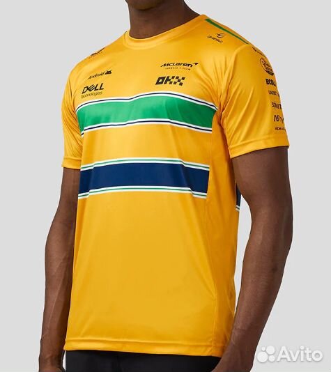 Мужская футболка McLaren Teamwear Senna Monaco