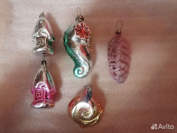 Елочные игрушки СССР советские
