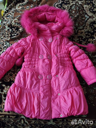 Пальто для девочки 110