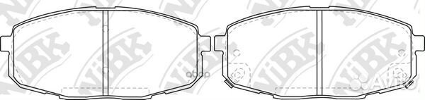 Колодки пер. KIA carens II 09 PN0373 NiBK