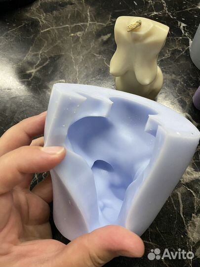 Силиконовая форма молд свечи