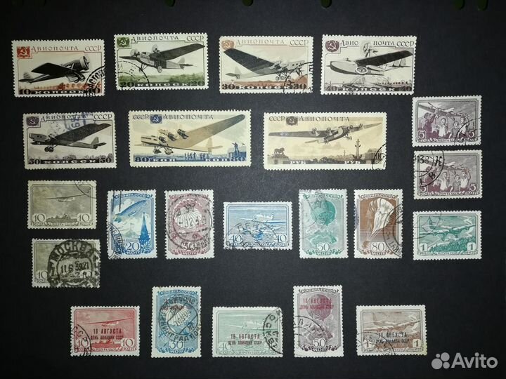 Почтовые марки СССР (1937-1939)