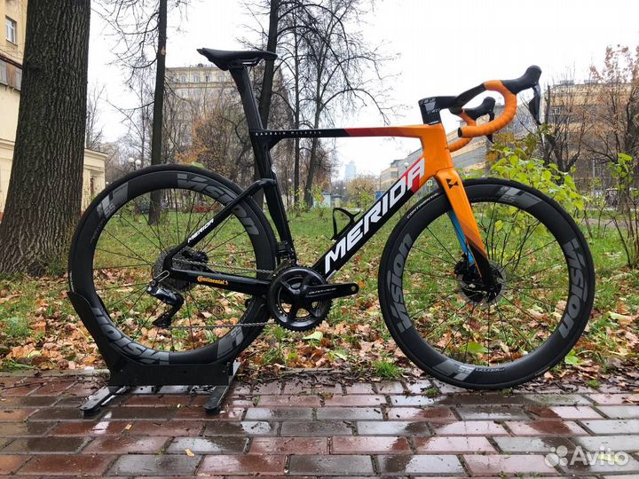 Шоссейный велосипед Merida reacto team-E (2021)