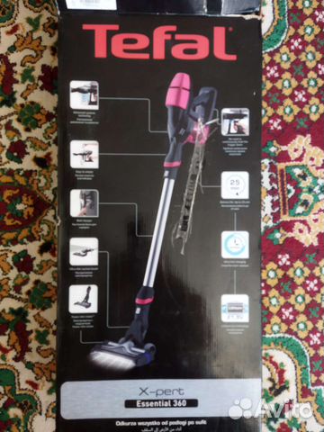 Пылесос аккумуляторный Tefal ty7329wo