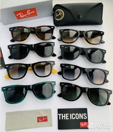 Очки ray ban wayfarer 50 матовые