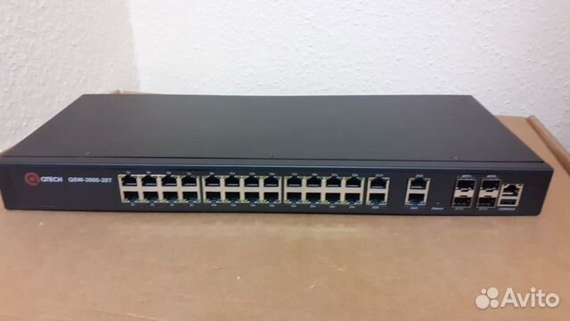 QTech Коммутатор управляемый 2 уровня QSW-3000-28Т