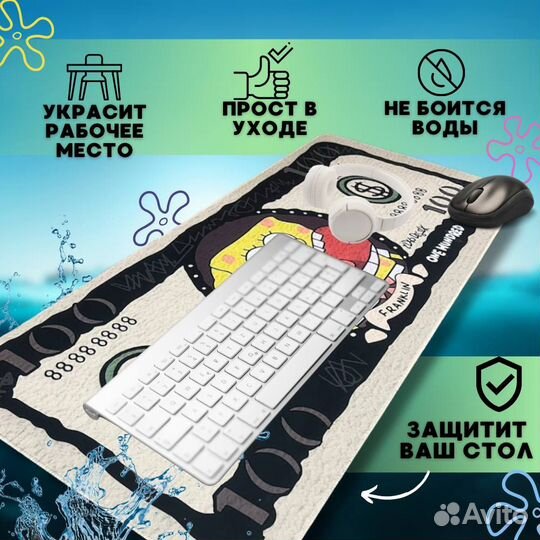 Игровой большой коврик для мыши