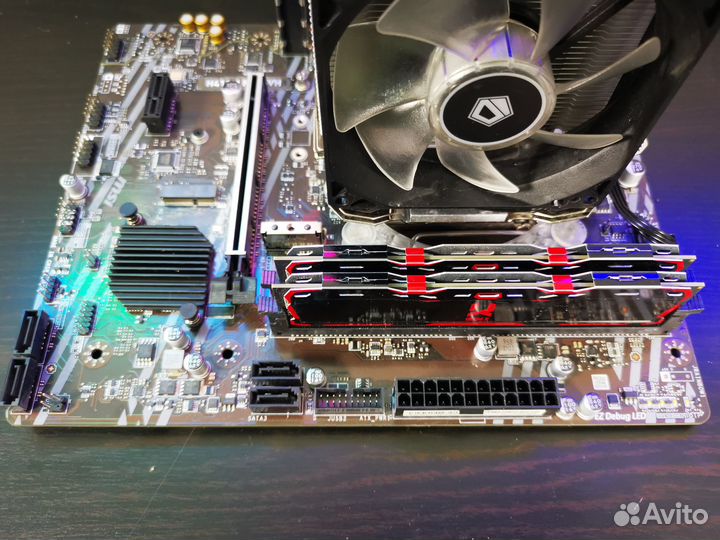 Бюджетный пк для игр i3-10100f / H410 / 16Gb