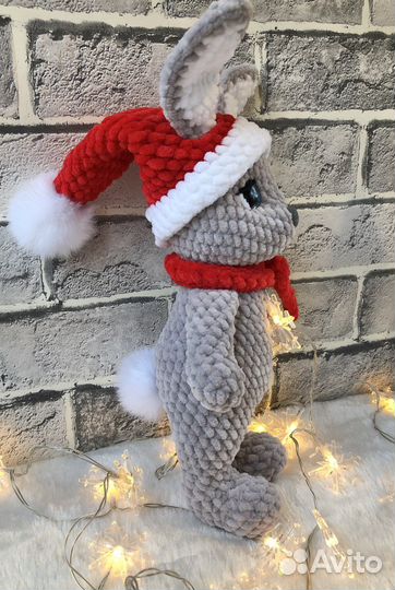 Вязаный зайка